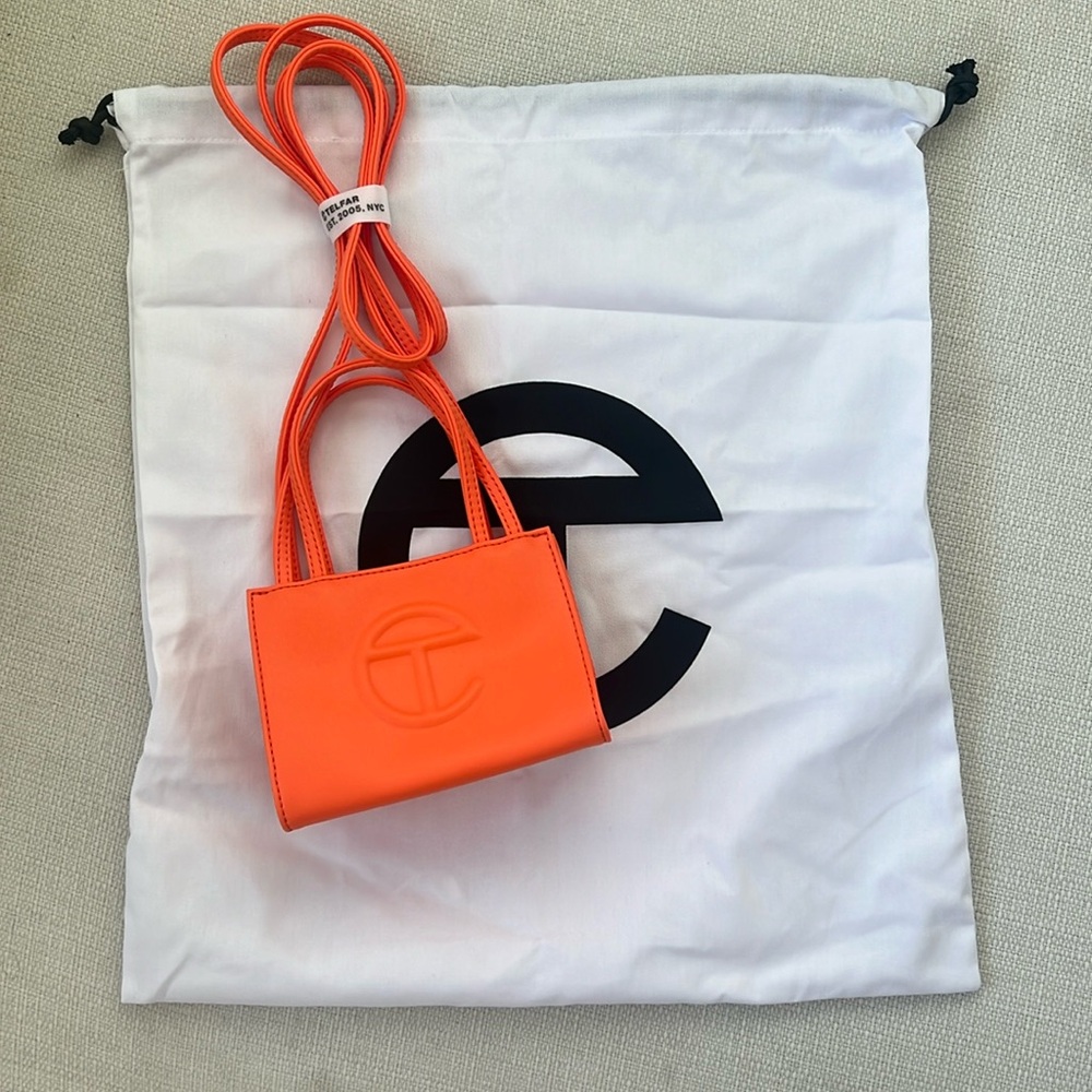 NEW Mini Telfar Shopping Bag Orange Small